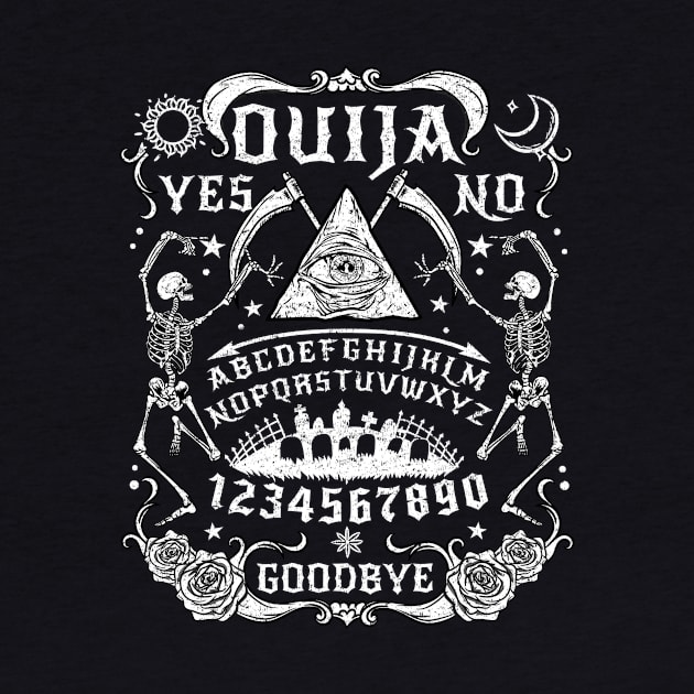 Satanic Ouija Board - Witchcraft Occult Gift by biNutz